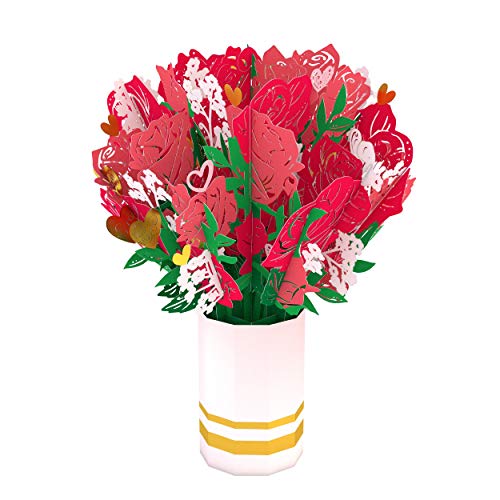 Lovepop Sweetheart Flower Bouquet 3D Pop Up Pop Up Flowers, Valentine
