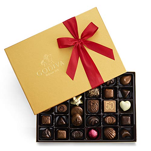 Godiva Chocolatier Assorted Chocolate Gold Gift Box, Valentine’s Day